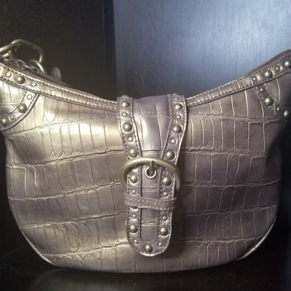 Nine West Gold Stud Gold Handbag Purse